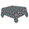 Graffiti Dogs Black Cotton Linen Tablecloth