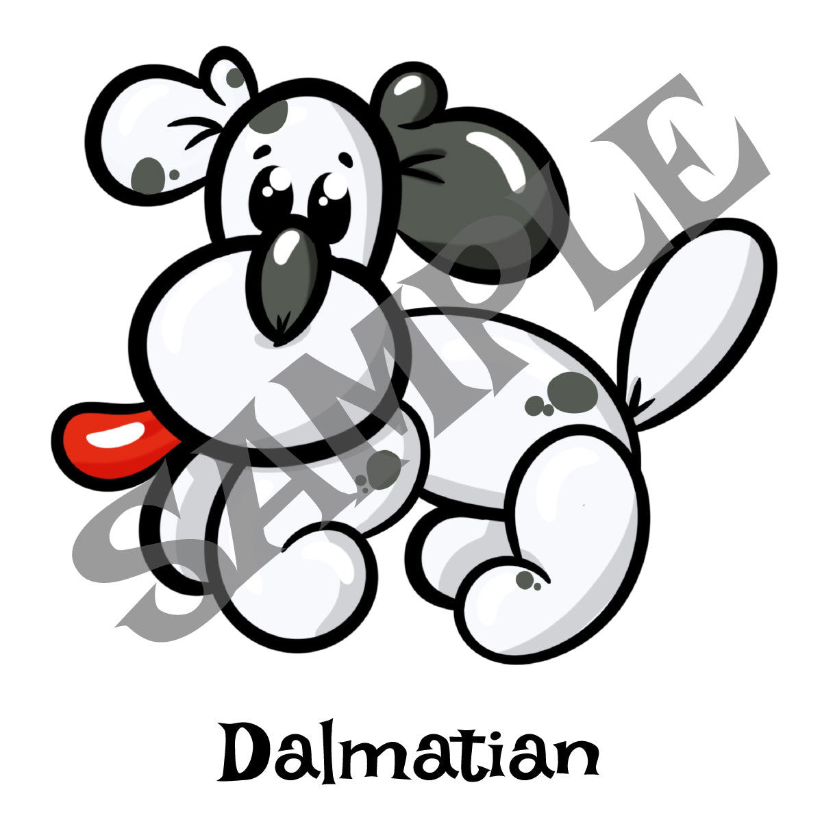 Dalmatian Balloon Dog version 2