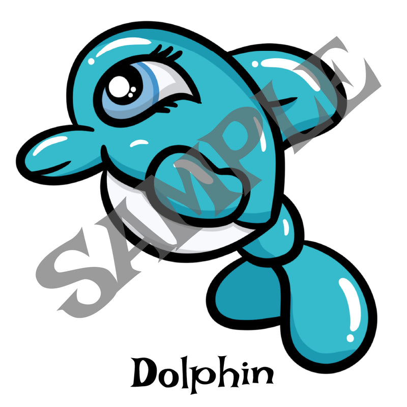 3 Balloon Dolphin