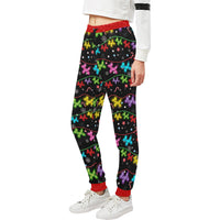 BlackLights Women's All Over Print Sweatpants (Model L11)