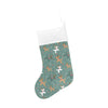 Green Reindeer Balloon Dog Christmas Stocking