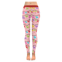 Balloon Dog Christmas Lights Leggings
