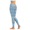 Blue Reindeer Balloon Dog Leggings