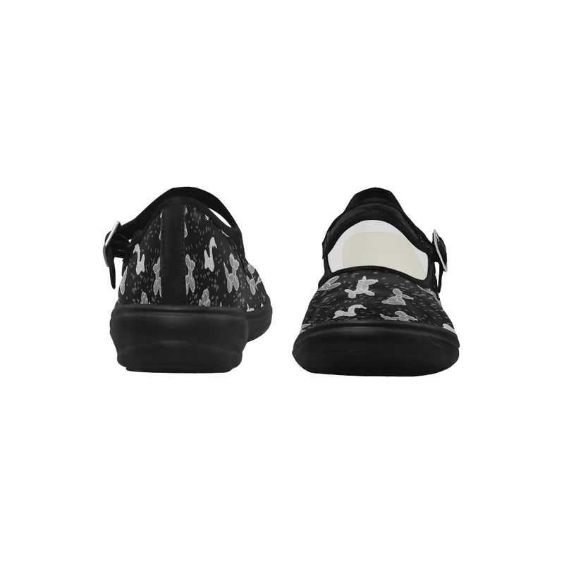 graytoe.fw Mila Satin Women's Mary Jane Shoes (Model 4808)