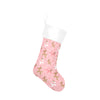 Pink Reindeer Christmas Stocking