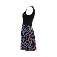 Swirly Pups Sleeveless Sundress