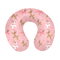 Reindeer Balloon Dogs Travel Pillow