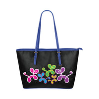 Swirly Pups Purse - black