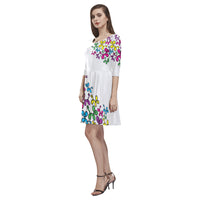 Swirly Pups Skater Dress