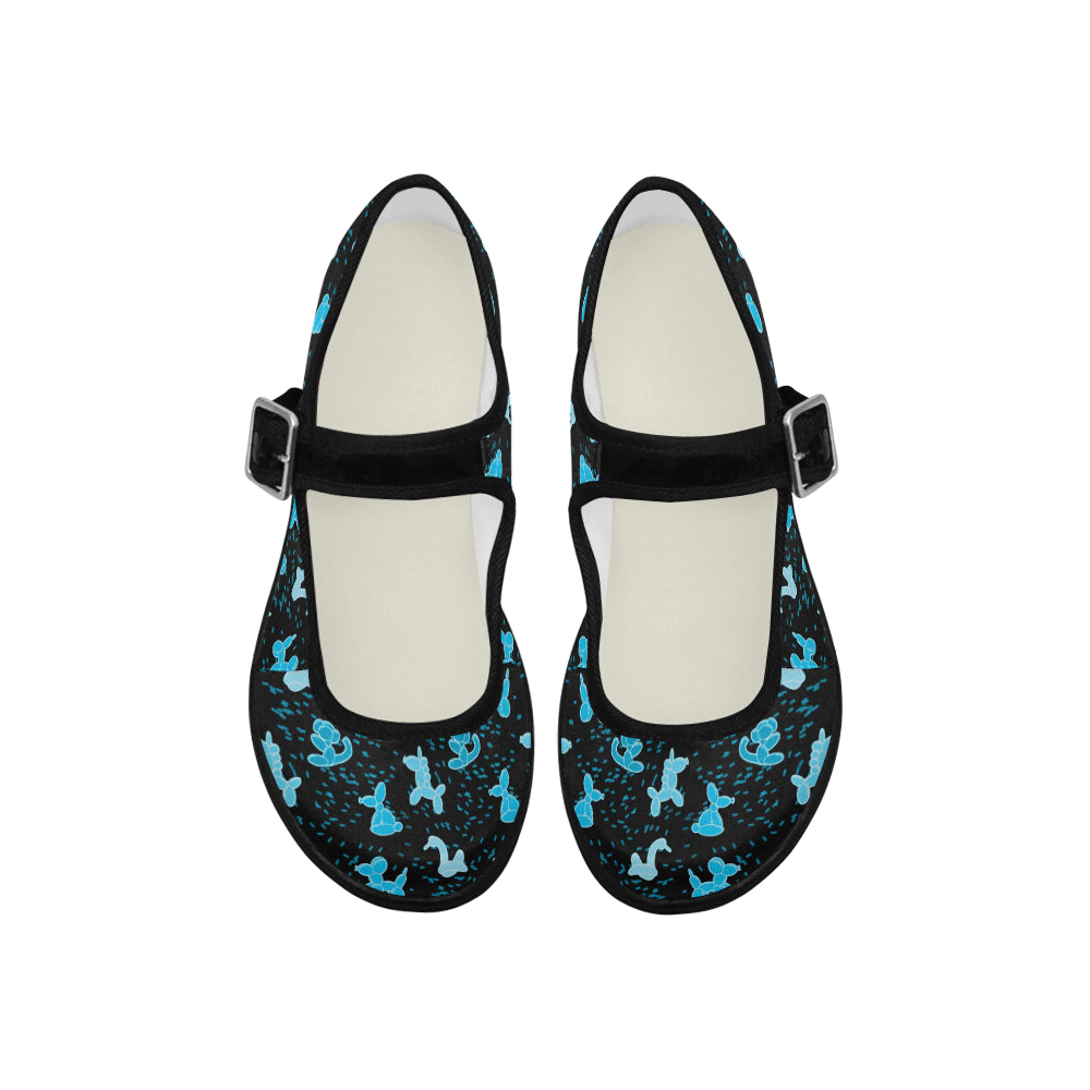 bluetoe.fw Mila Satin Women's Mary Jane Shoes (Model 4808)