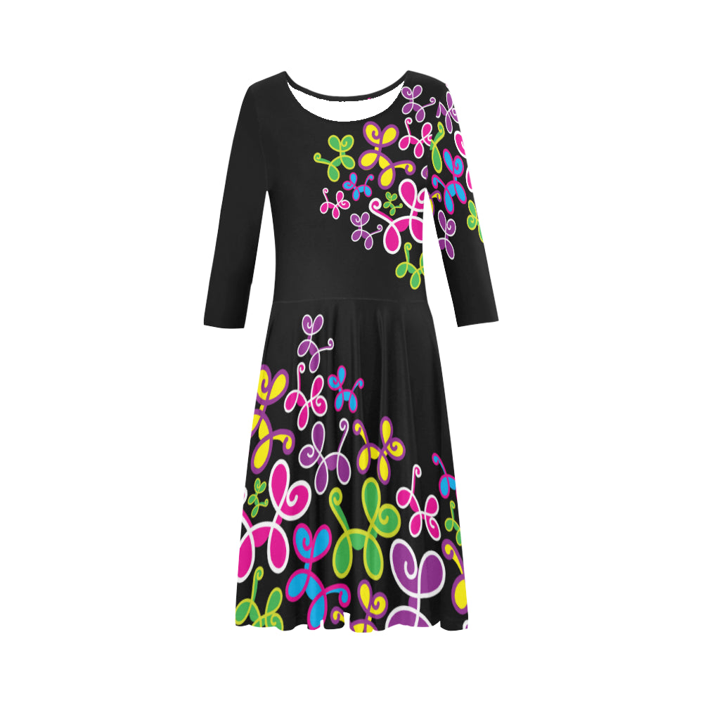 Swirly Pups Skater Dress