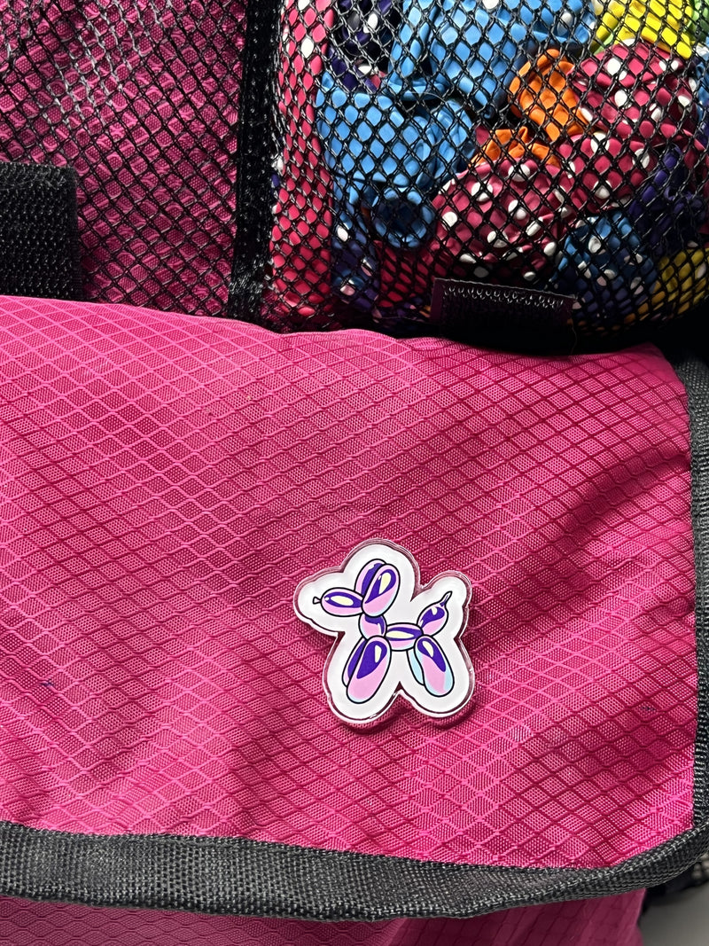 Pretty in Pastels Balloon Dog Pin