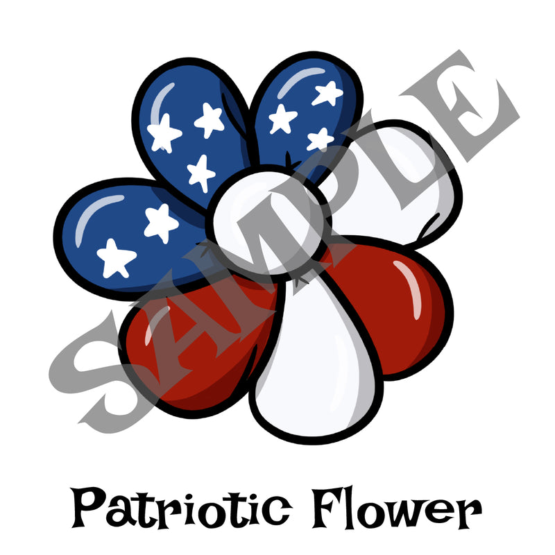 Patriotic Flag Flower