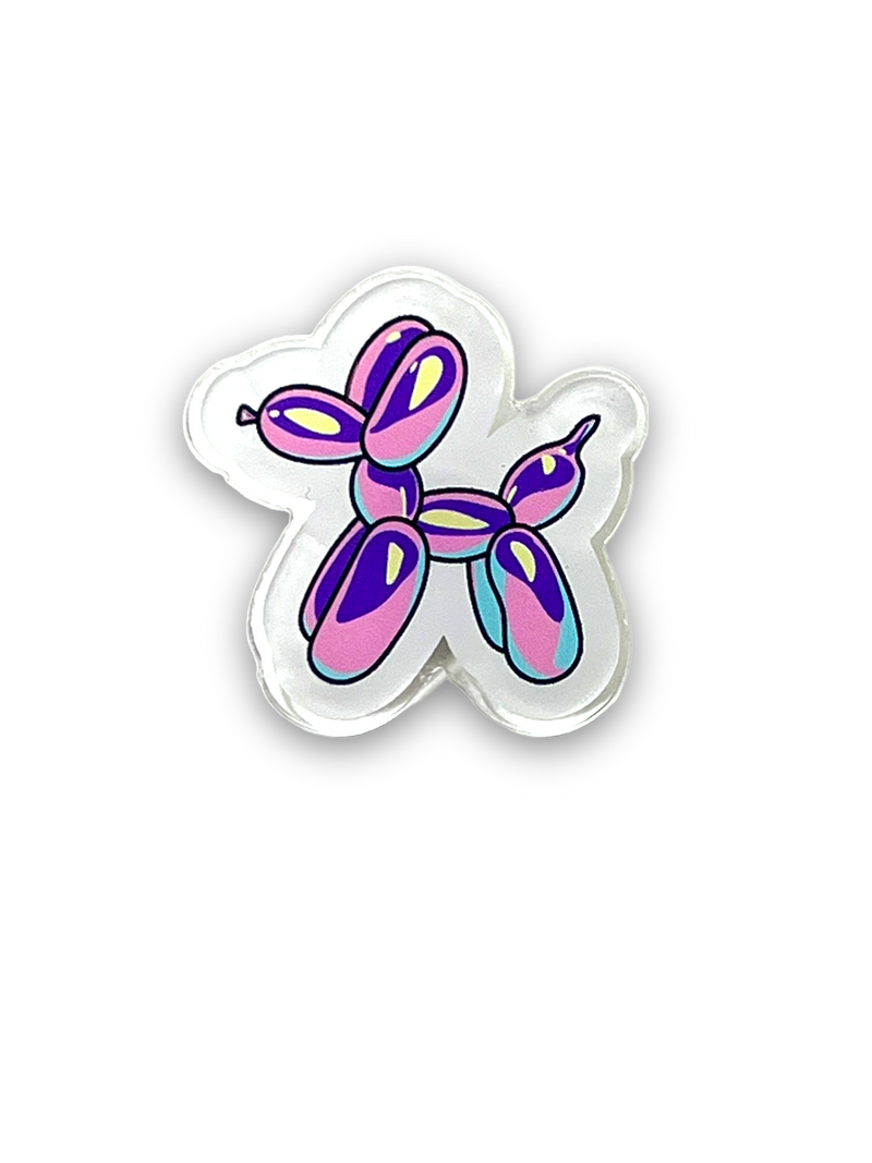Pretty in Pastels Balloon Dog Pin