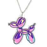 Pretty in Pastels Balloon Dog Necklace