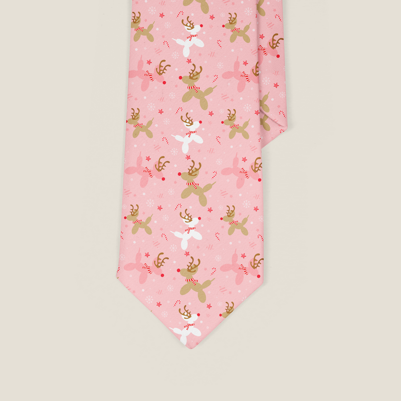 Reindeer Balloon Dogs Necktie