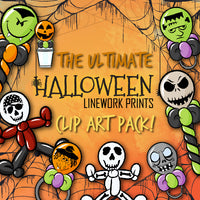 Halloween Prints Clip Art Bundle