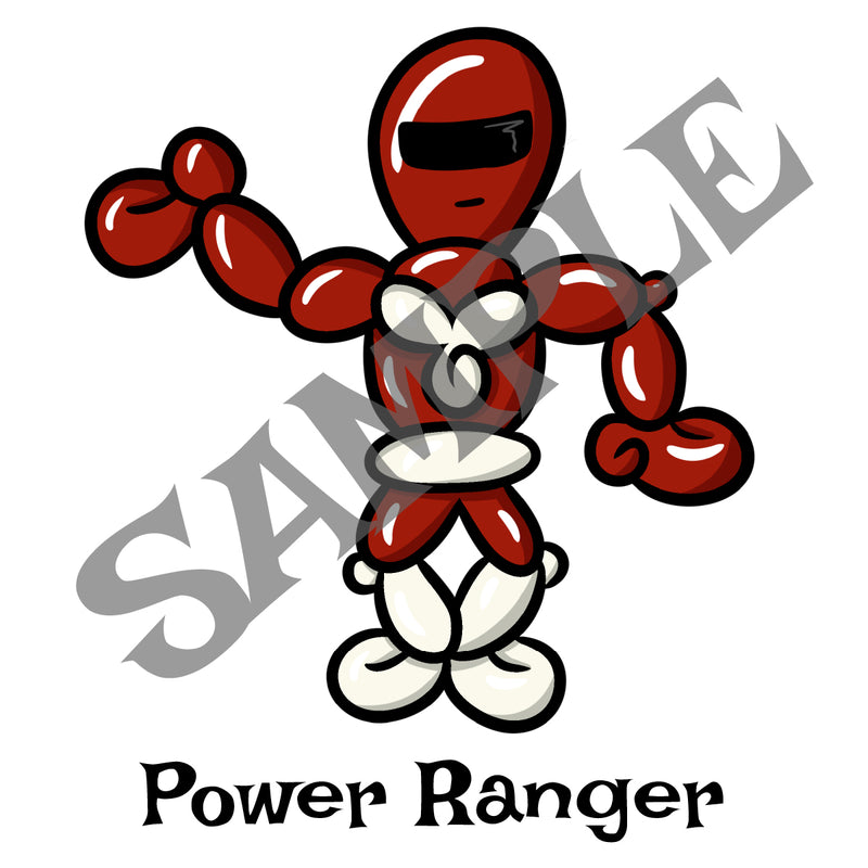Power Ranger, Super Hero, Ninja