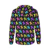 Color Pop Balloon Dog Full Zip Hoodie for Women