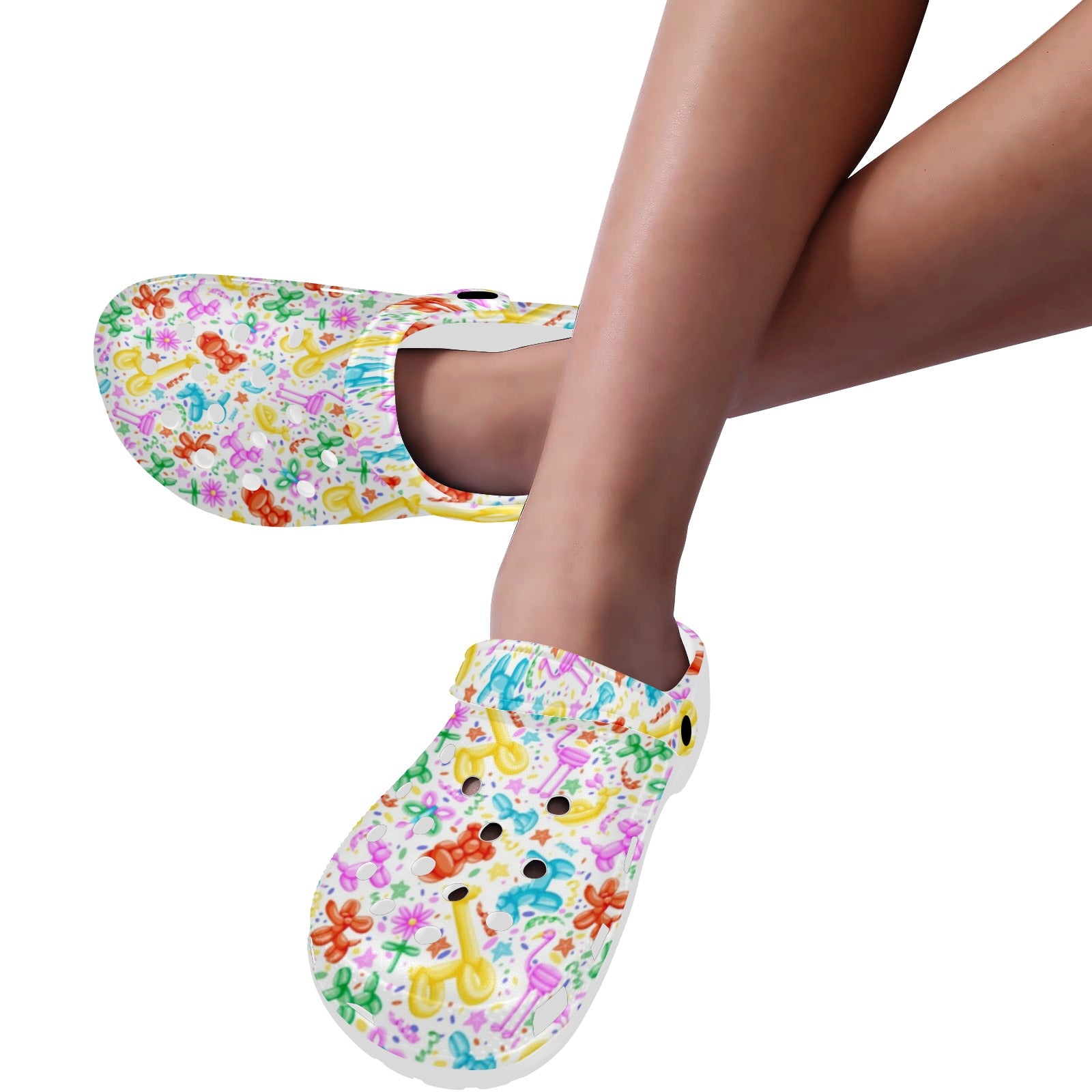 Balloon Fiesta Foam Clogs