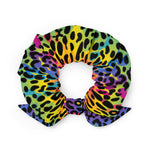 Rainbow Leopard Balloon Dog Scrunchie