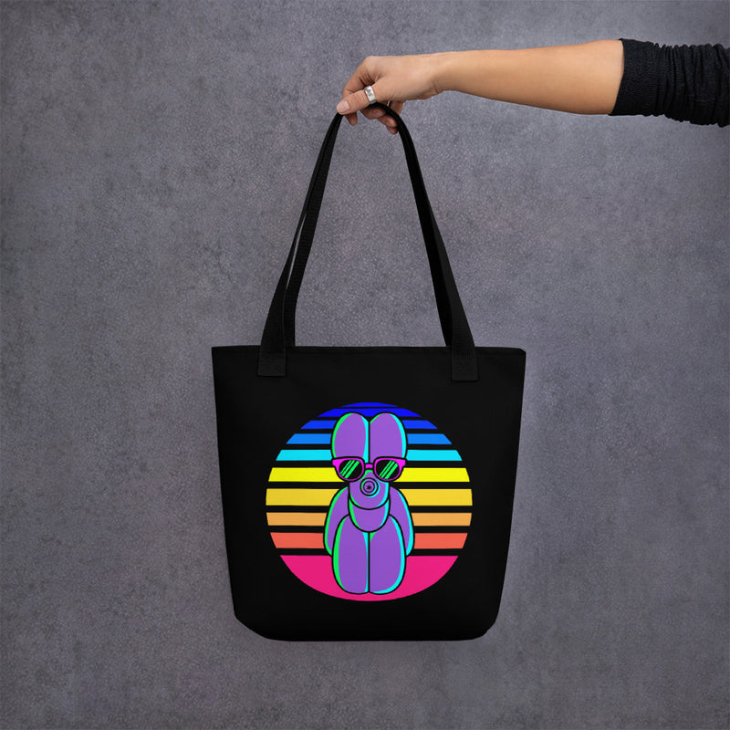 Sunset Balloon Dog Tote bag