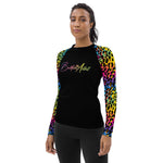Rainbow Leopard Balloon Artist Long Sleeve Athletic Shirt