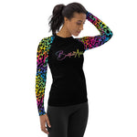 Rainbow Leopard Balloon Artist Long Sleeve Athletic Shirt