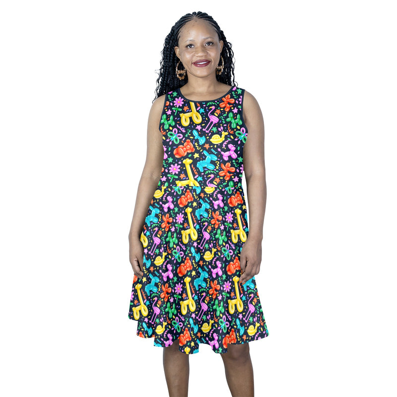 Balloon Fiesta Sleeveless Dress