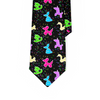 Classic Balloon Animals Black Necktie