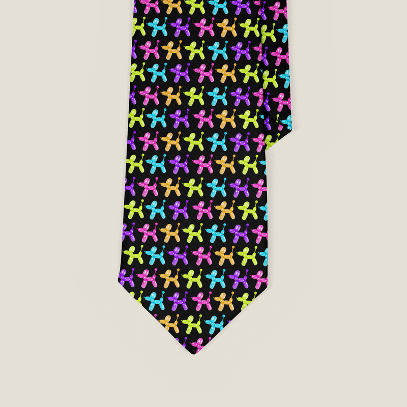 ColorPop Balloon Dogs Necktie for Men