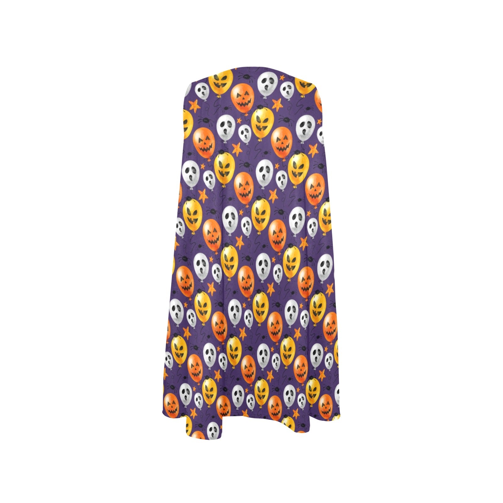 Spooky Rounds Sleeveless A-Line Pocket Dress
