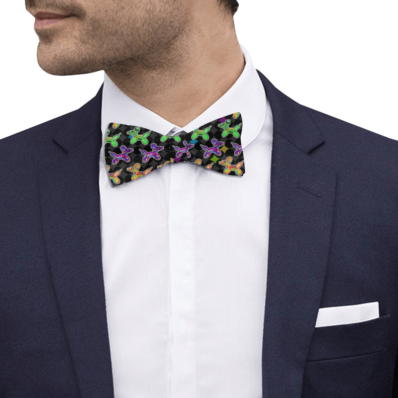 Sugar Skull Balloon Dog Bow Tie