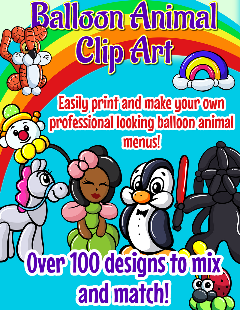 2017 MEGA Balloon Menu Clip Art Bundle!