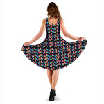 Colorful Balloon Dogs Midi Dress