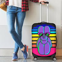 Sunset Balloon Dog Luggage Cover