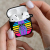 Sunset Balloon Dog Airpods Case Cover