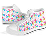 Rainbow Balloon Dogs High Top Shoes