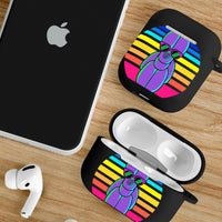 Sunset Balloon Dog Airpods Case Cover