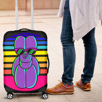 Sunset Balloon Dog Luggage Cover