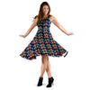 Colorful Balloon Dogs Midi Dress