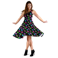 Classic Balloon Animals Midi Dress
