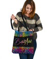 Rainbow Leopard Balloon Artist Tote