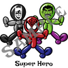 Linework Hero 3 pack