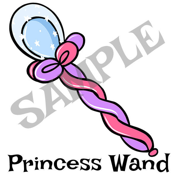 Princess Wand Menu Item