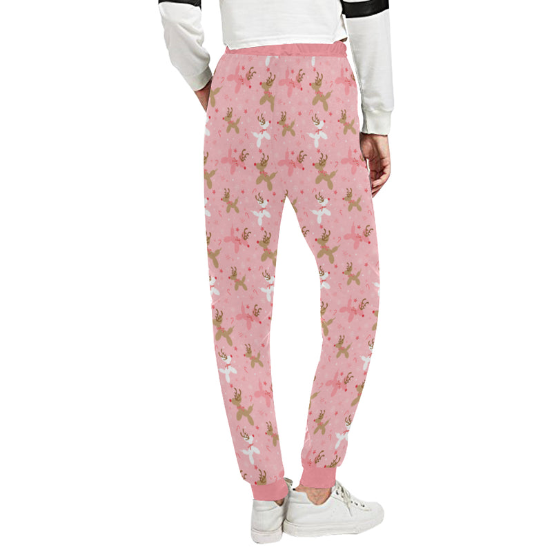 Reindeer Balloon Dogs Women's Sweatpants
