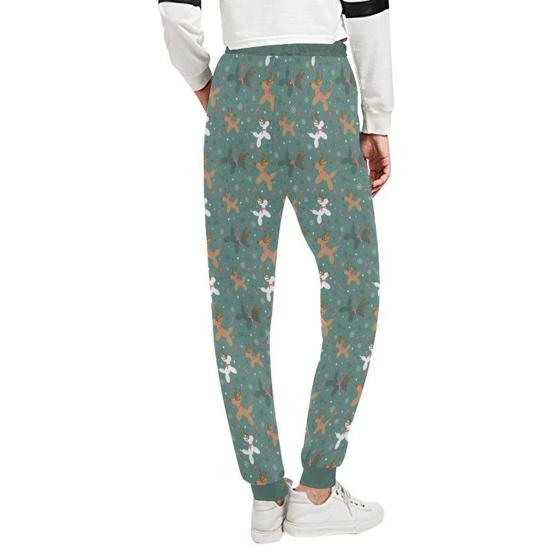Reindeer Balloon Dogs Women's Sweatpants
