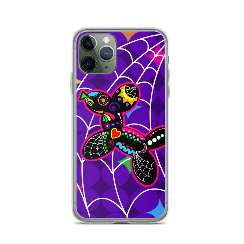 Sugar Skull Balloon Dog iPhone Case