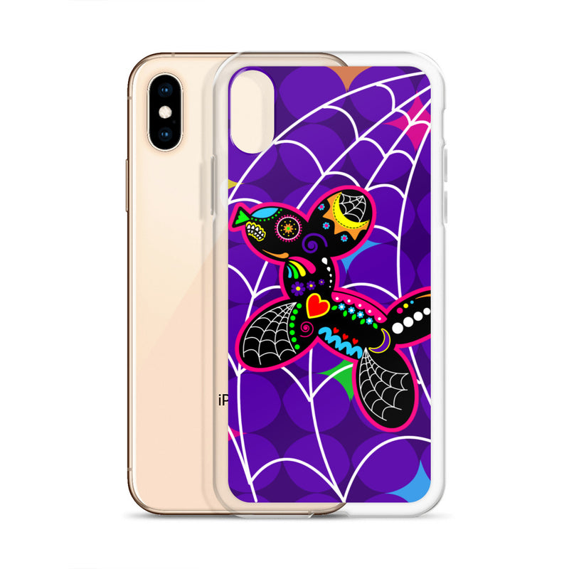 Sugar Skull Balloon Dog iPhone Case