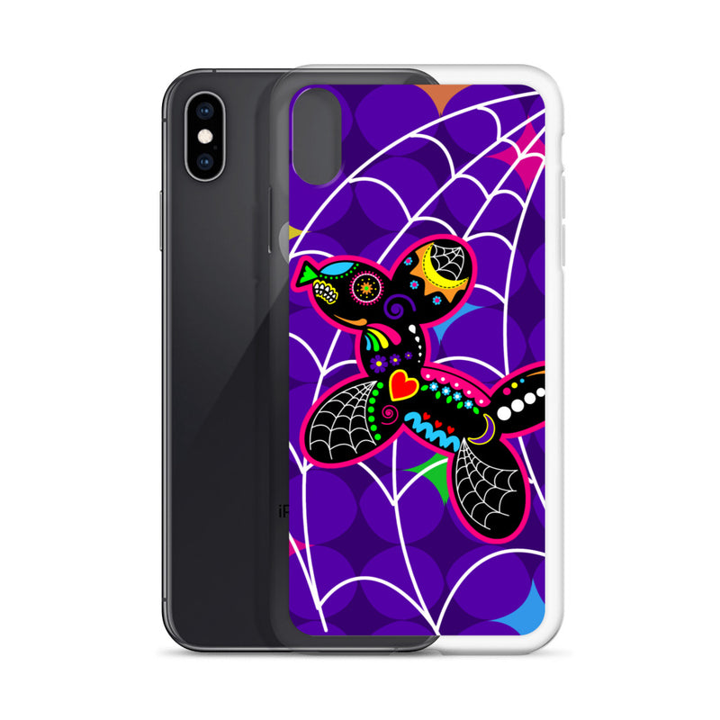 Sugar Skull Balloon Dog iPhone Case
